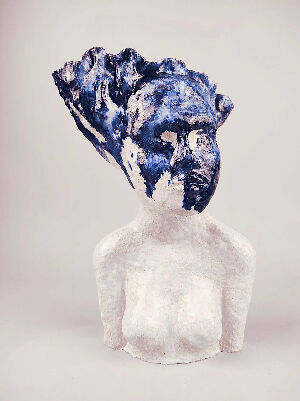 Flowers In Your Head Woman Vase