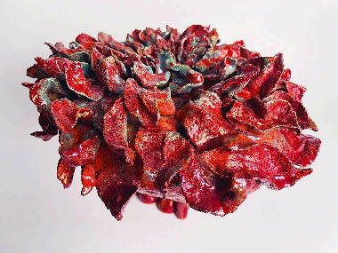 Керамічна скульптура "Квіткова леді"