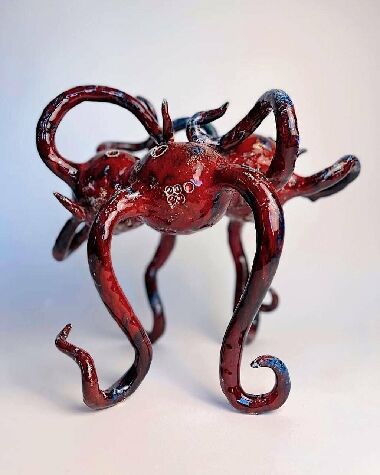 Керамическая скульптура "Дитя моря №4"