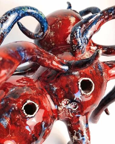 Керамическая скульптура "Дитя моря №4"