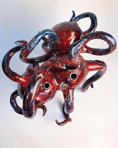 Керамическая скульптура "Дитя моря №4"