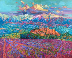 Люберон. Лавандовые поля Прованса