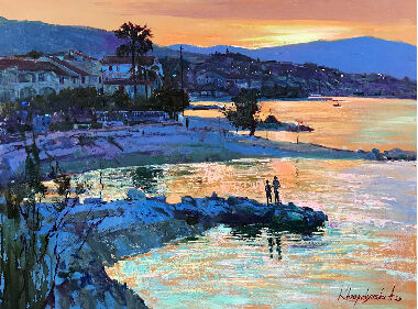 Свет заходящего солнца