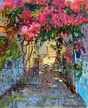 Затишний дворик у Турунчі