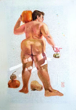 Аня и тыквы