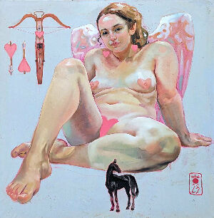 Черная лошадка