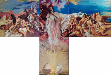 Апофеоз в Арафе, триптих