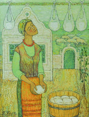 Свежая брынза