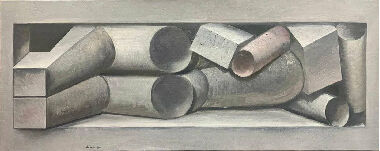 Обнаженная женщина в узком пространстве