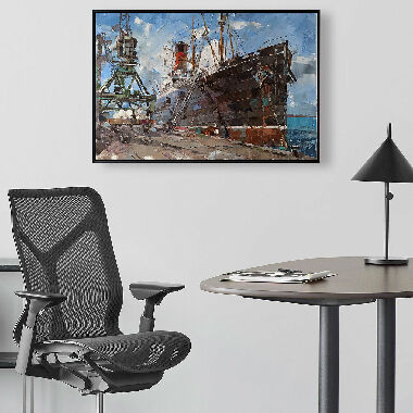 RMS CARPATHIA під завантаженням