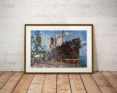 RMS CARPATHIA під завантаженням