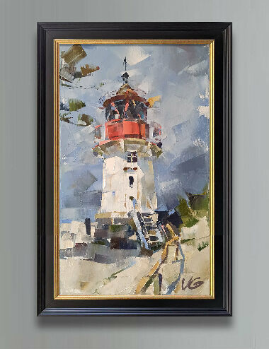 Маяк Gellen auf Hiddensee