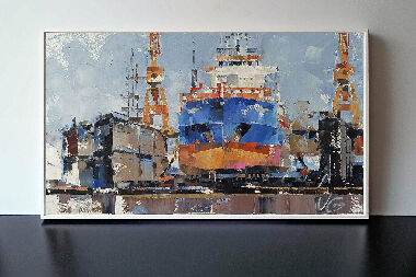 Вантажний корабель EILEEN C у плавучому доці