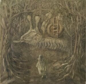 ALICE AND THE CATERPILLAR