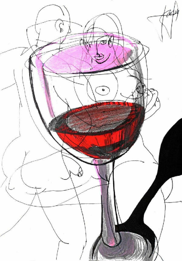 Бокал вина (из серии «Обычное»)