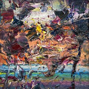 Вечер за городом