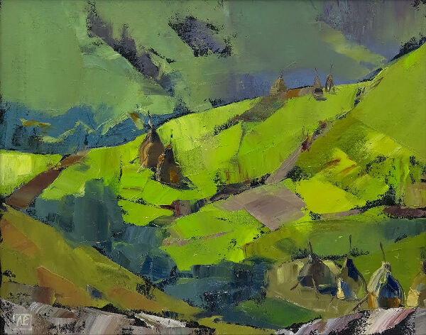 Копиці під горою