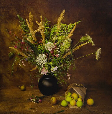 Field Bouquet and Wild Pears