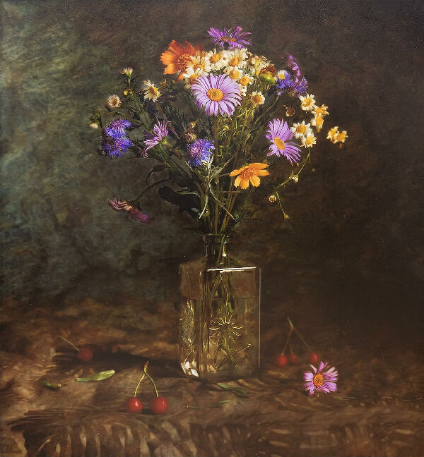 Field Bouquet and Cherry