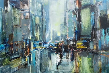 Проспект під дощем