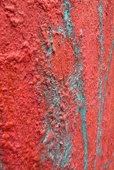 Diptych "Red sand mixture"