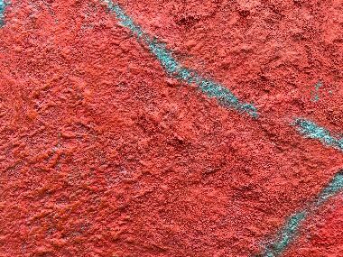 Diptych "Red sand mixture"