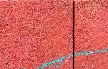 Diptych "Red sand mixture"