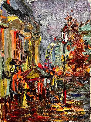 Дождливый вечер. Андреевский спуск.