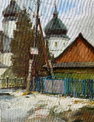 Біля церкви