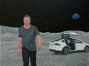 Илон. На поверхности Луны.