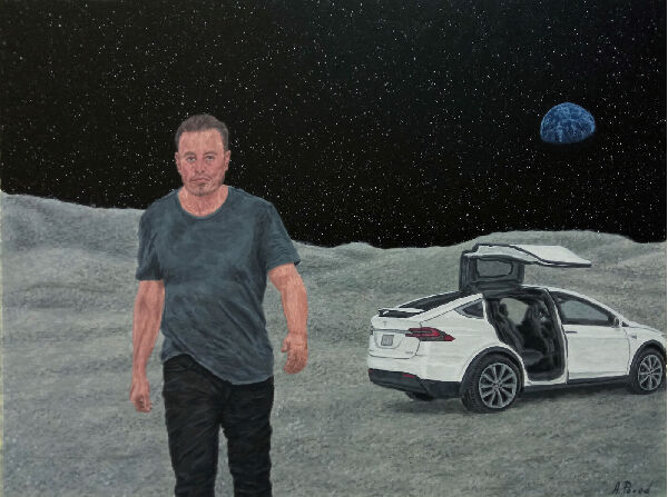 Ілон. На поверхні Місяця.