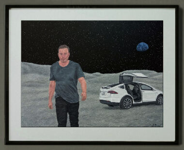 Ілон. На поверхні Місяця.