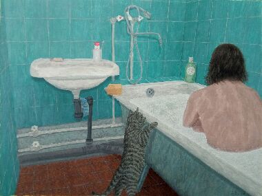 Смугастий і господиня