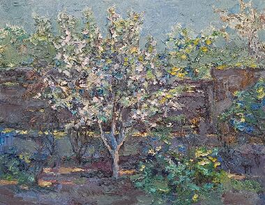 Яблонька расцвела