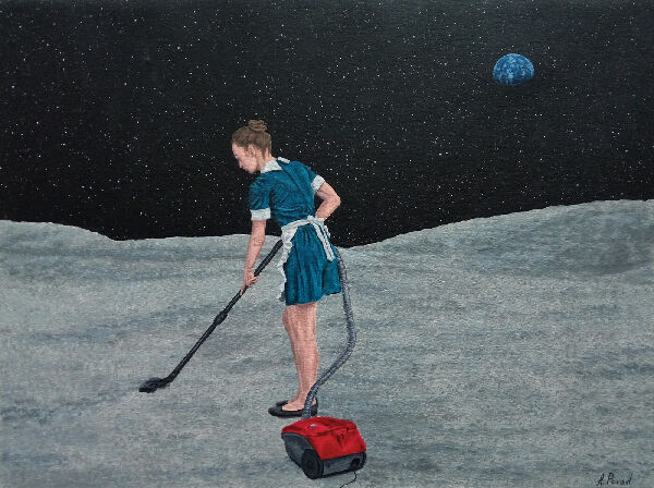 Cleaning on the Moon