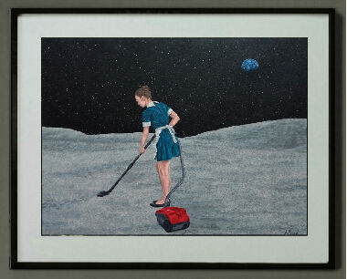 Уборка на луне