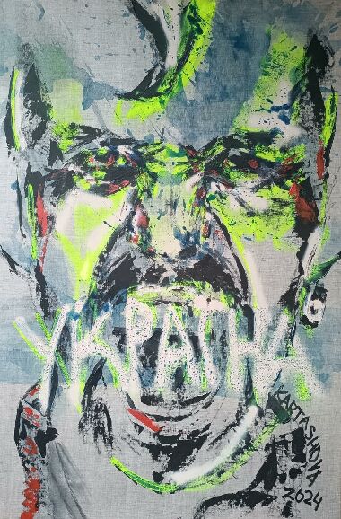 Cossack. Ukrainian anger