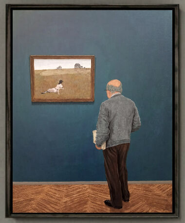 Перед картиною Ендрю Ваєта