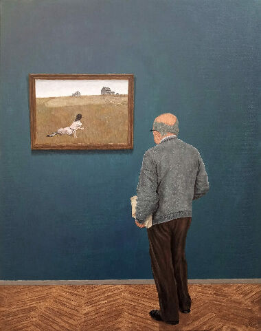 In Front of Anrew Wyeth Picture
