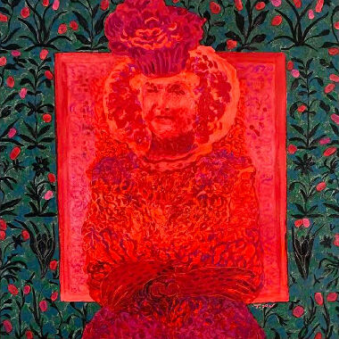 Портрет красной леди