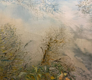 Листья на воде