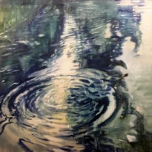 Отражение в синем