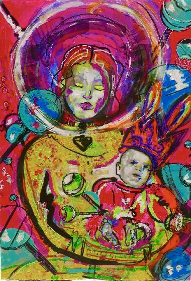 Meryl Streep and Baby