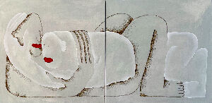 Invention (Hugs) - Diptych