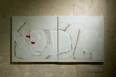 Invention (Hugs) - Diptych