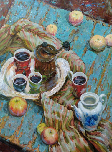 Still Life with a Coffee Grinder