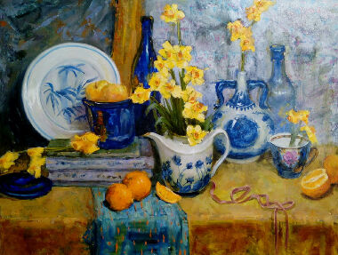 Натюрморт с нарциссами