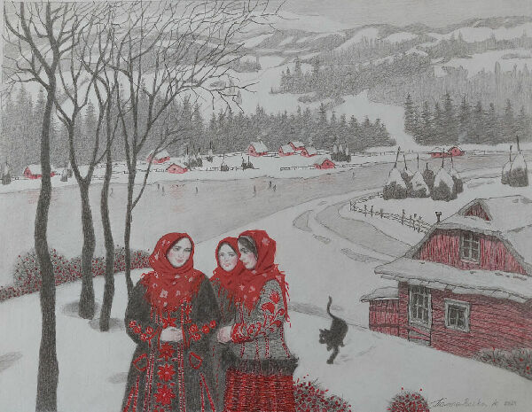 Мисливець на снігу