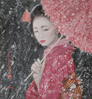 Дівчина з парасолькою (2)