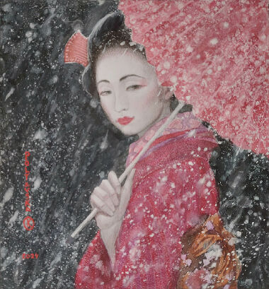 Дівчина з парасолькою (2)